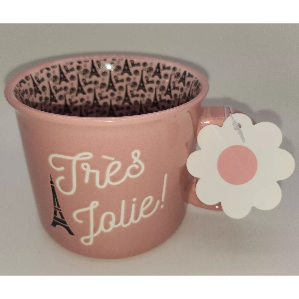 Jumbo Sheffield Home Tres Jolie! French Paris Eiffel Tower Mug